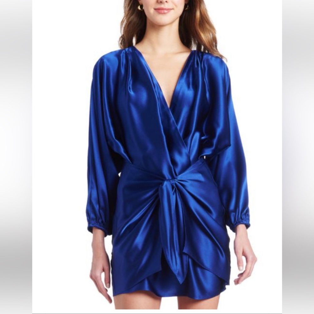 Amanda Uprichard Calabra Dress in Ultramarine